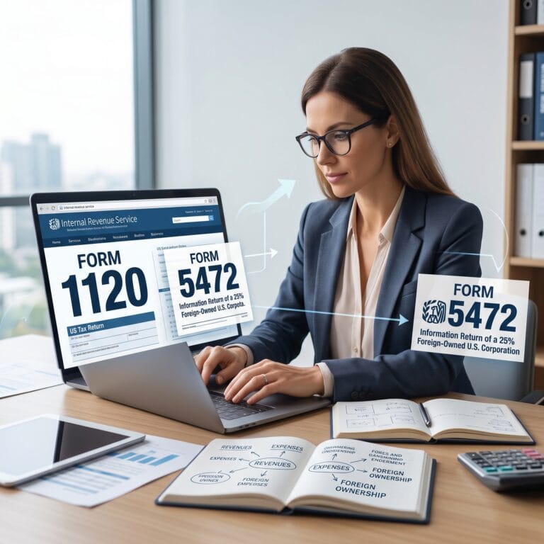 Guía Definitiva de los Formularios 5472 y 1120 para Propietarios Extranjeros de LLC
